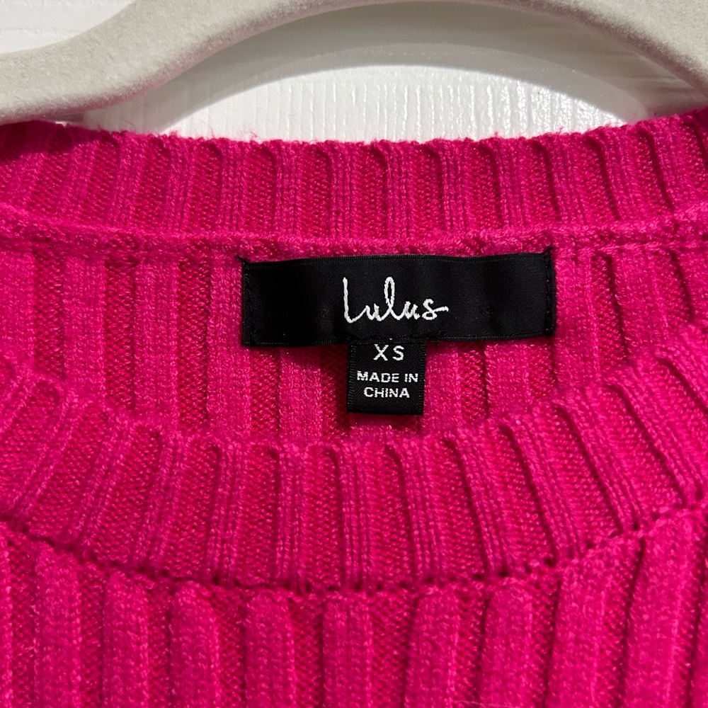 Xs Pink Lulus sweater dress